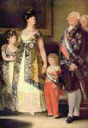 Francisco de Goya Portrat der Familie Karls IV France oil painting artist